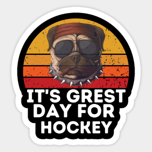 i'ts great day for dogs Sticker